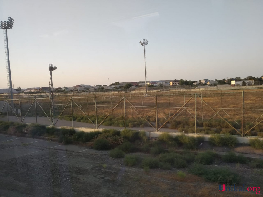 "Hafka"nın stadionu xarabalığa çevrildi - FOTOLAR